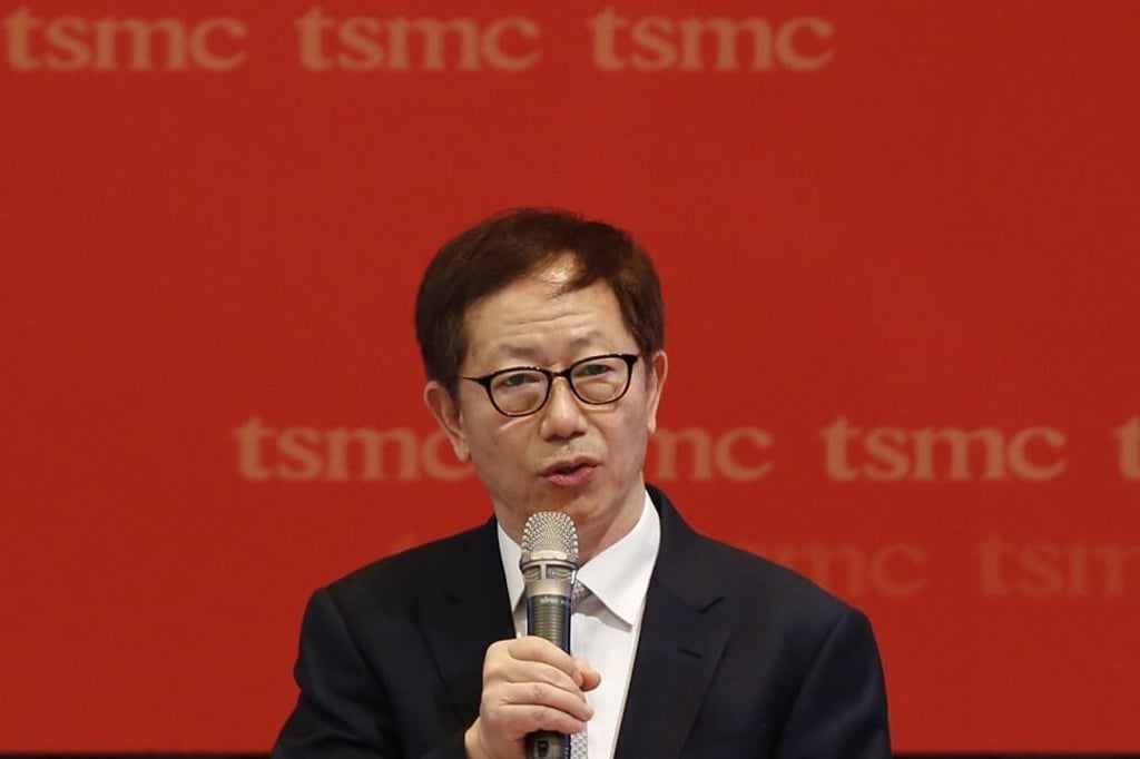 Mark Liu, chairman of Taiwan Semiconductor Manufacturing Co, warns of higher production costs and stiffer industry competition amid geopolitical tensions. Photo: Bloomberg