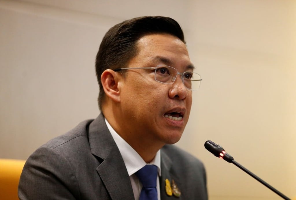 Puttipong Punnakanta, Thailand's Minister of Digital Economy and Society, says the government will file more takedown requests to Facebook, Twitter and Google. Photo: Reuters