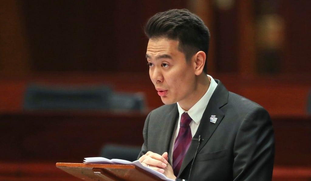 Pro-establishment lawmaker Holden Chow denies a sentencing council would infringe upon the independence of the judiciary. Photo: K. Y. Cheng