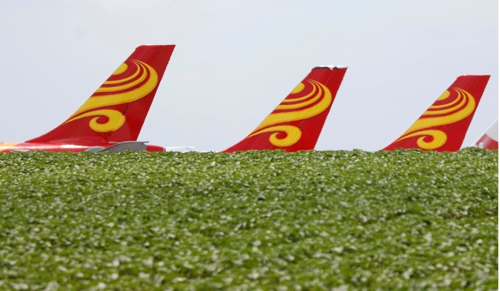Most of Hong Kong Airlines’ aircraft are not flying. Photo: Reuters Most of Hong Kong Airlines’ aircraft are not flying. Photo: Reuters