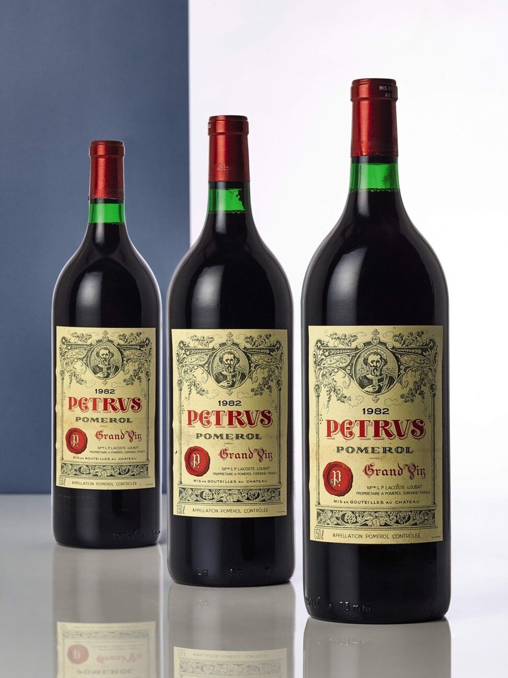 Petrus 1982, from Sotheby’s sale on October 3, Wines from the Cellar of Joseph Lau. Photo: Sotheby's