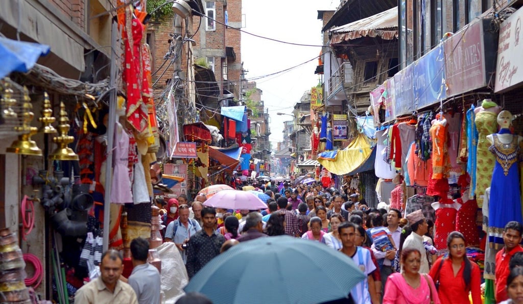 The bustling Thamel is usually a hotspot for tourists in Kathmandu but is now a ‘ghost town’. Photo: Handout The bustling Thamel is usually a hotspot for tourists in Kathmandu but is now a ‘ghost town’. Photo: Handout