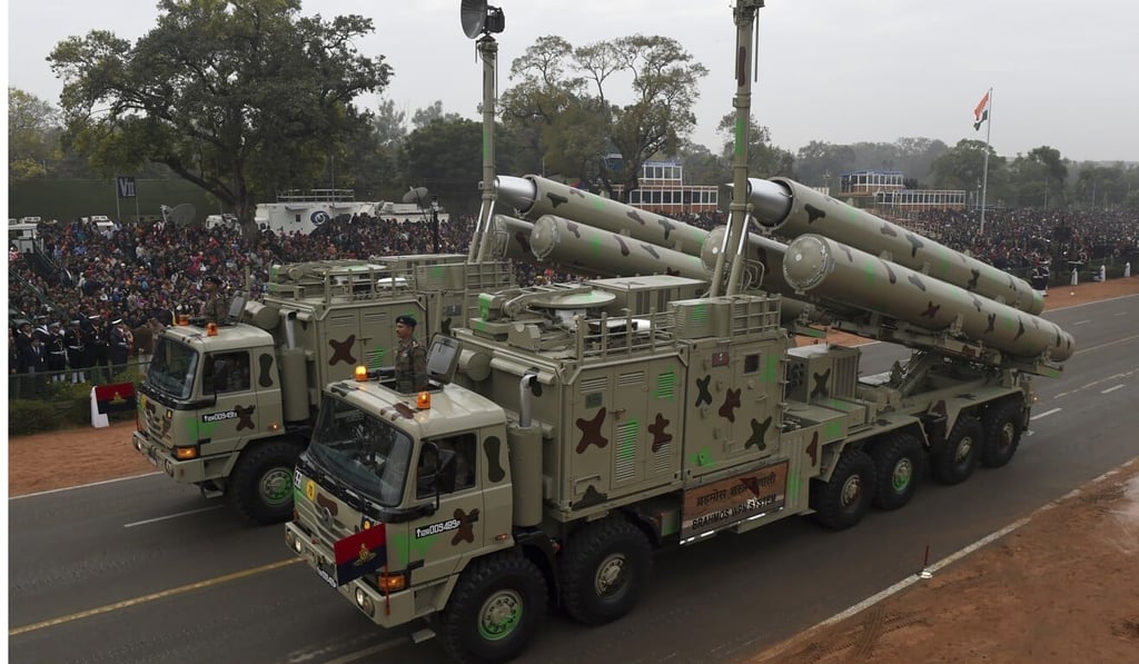The Indian government tested a BrahMos missile system on the same day foreign ministry officials met their Chinese counterparts. Photo: AFP