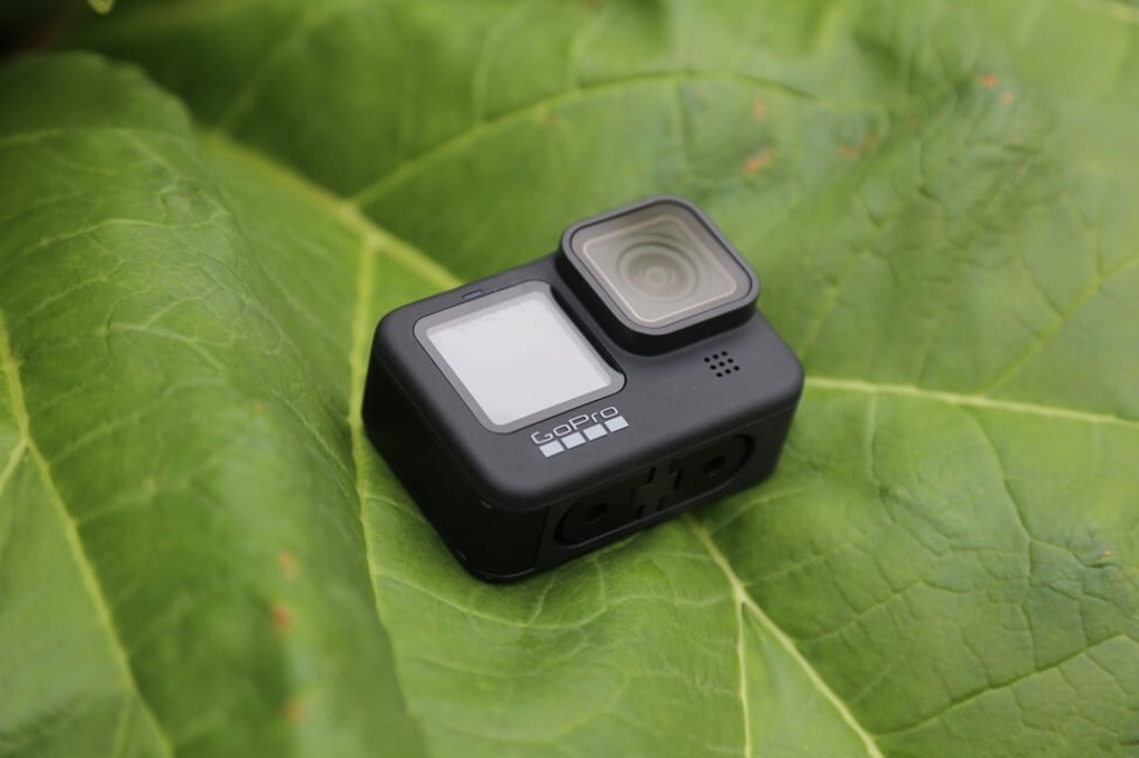 The Hero9 Black has a new front-facing colour LCD screen. Photo: Jamie Carter