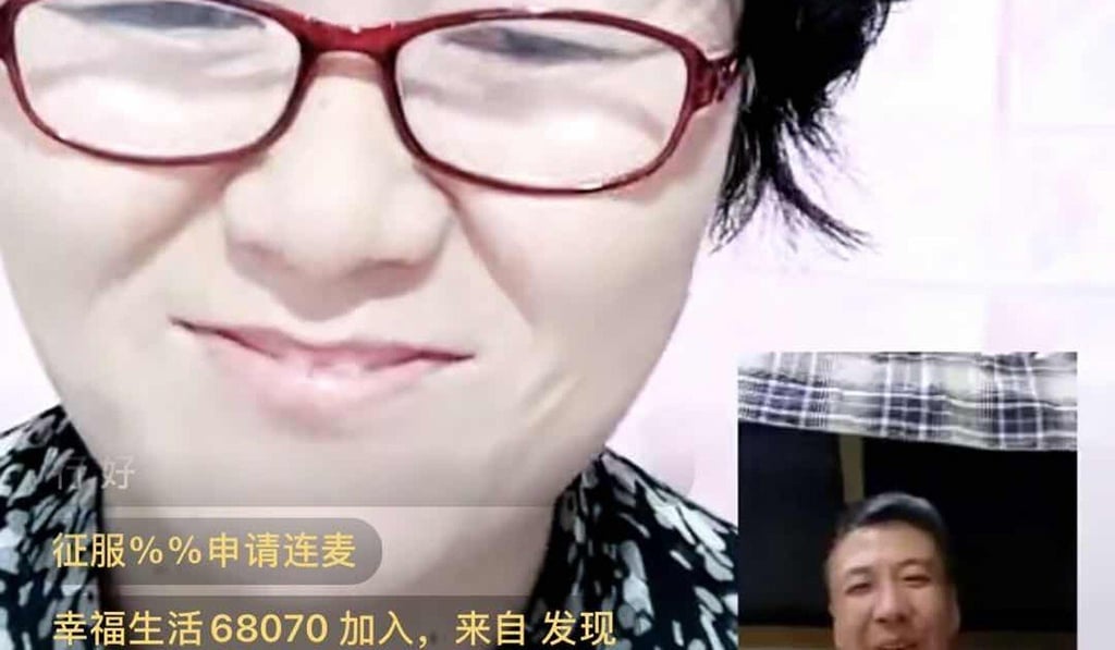 Xu chats with a client online. Photo: Handout Xu chats with a client online. Photo: Handout