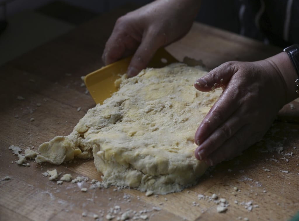 For a while, it was impossible to find ingredients such as flour and yeast, and panic buyers made things worse. Now people are sharing hard to find ingredients. Photo: Jonathan Wong