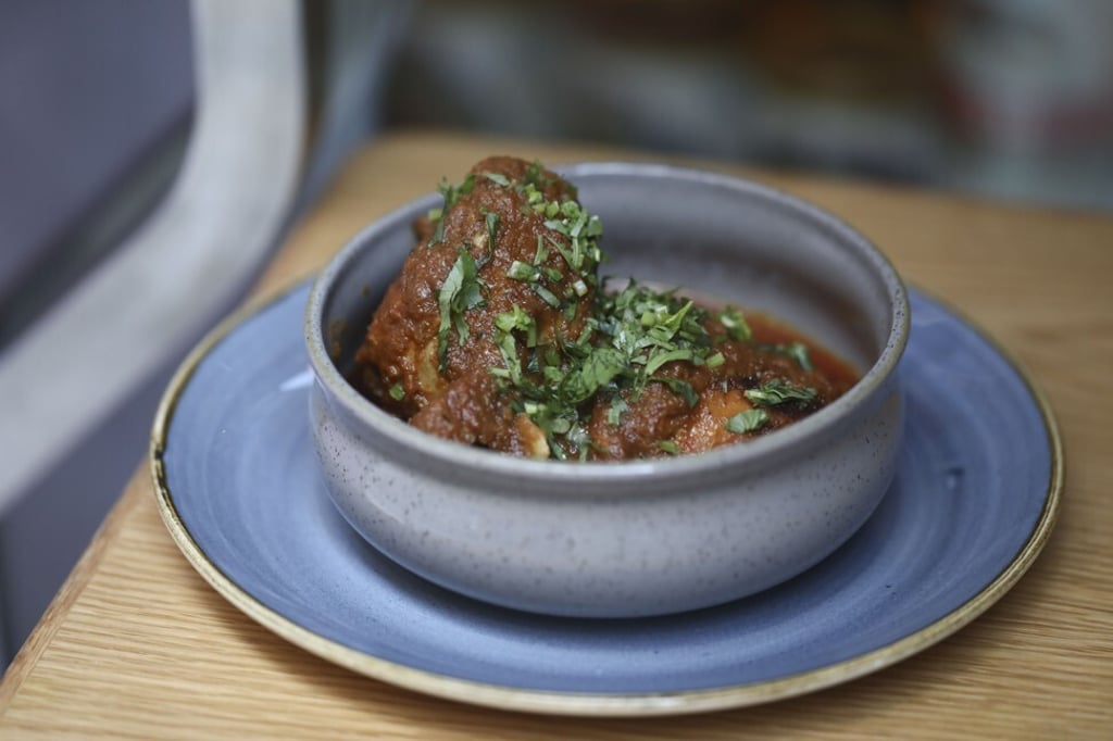 Alesbrook’s chicken curry at Hotal Colombo. Photo: Jonathan Wong