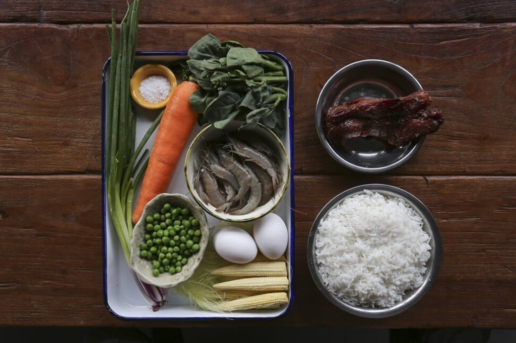 The ingredients for the dish. Photo: Jonathan Wong/SCMP The ingredients for the dish. Photo: Jonathan Wong/SCMP