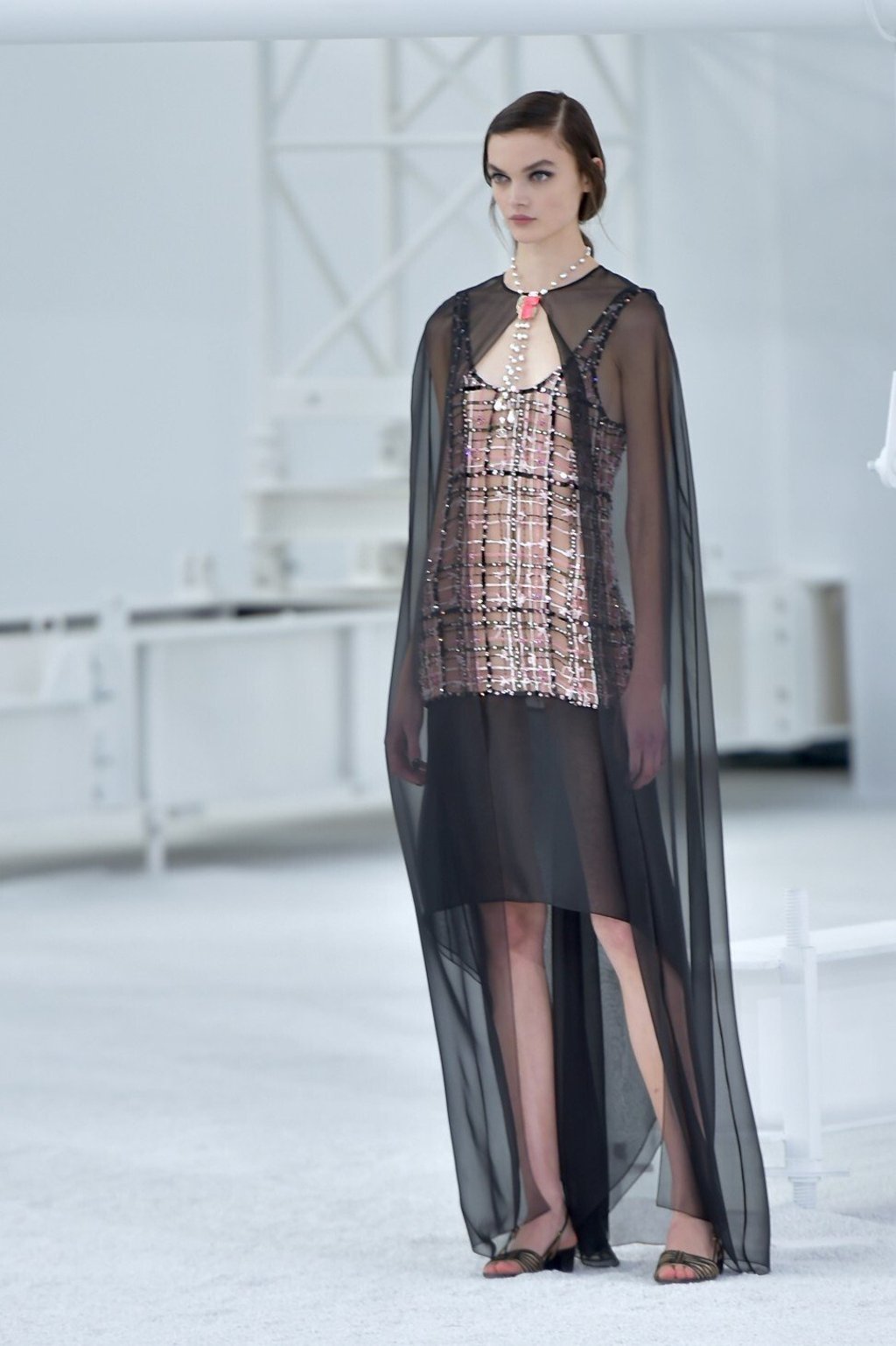 Virginie Viard sent her models down the runway looking like young Cannes starlets. Photo: EPA-EFE