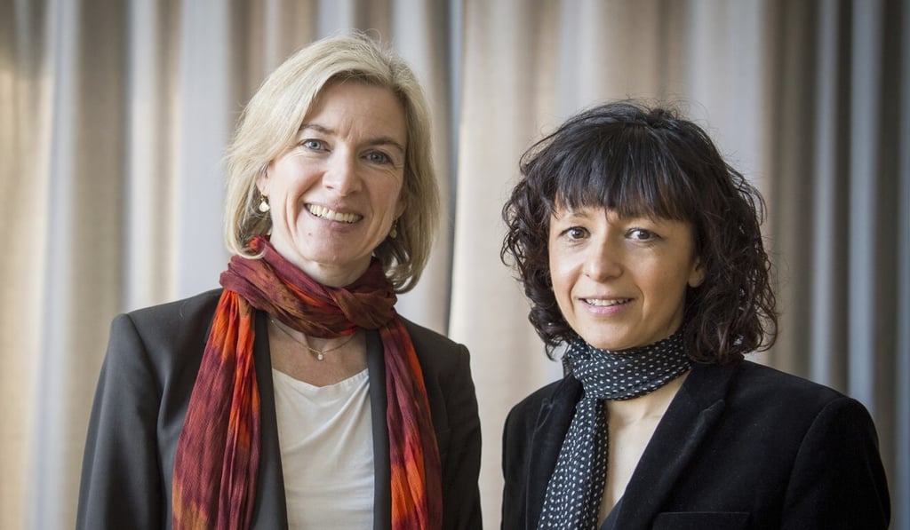 US biochemist Jennifer Doudna, left, and French microbiologist Emmanuelle Charpentier. Photo: AP