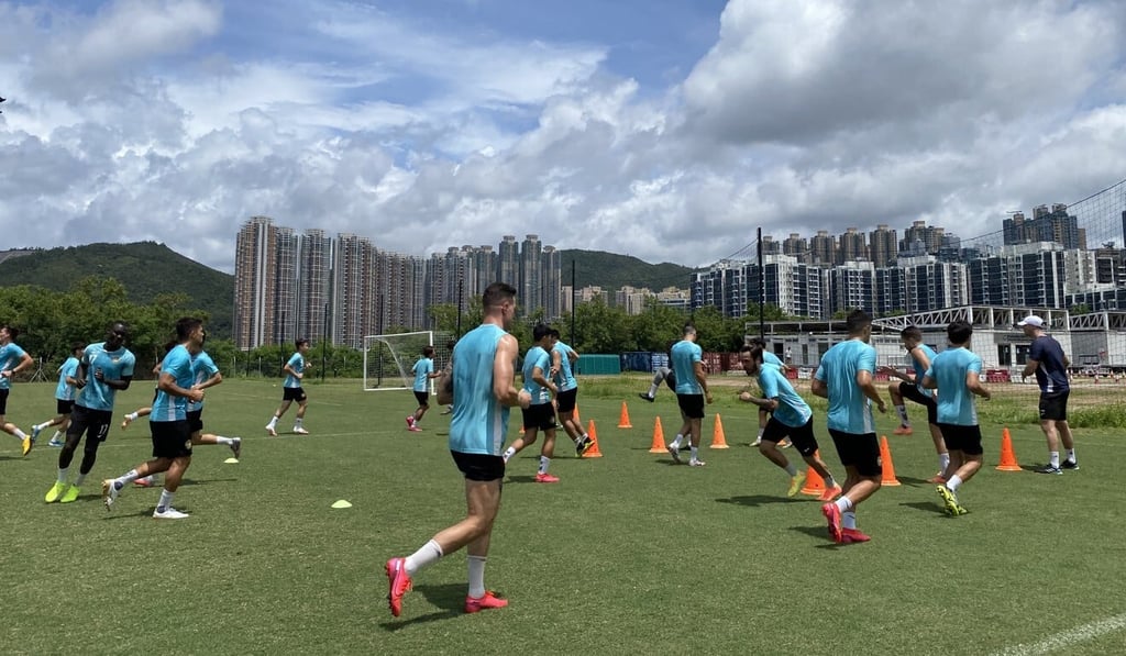 R&F train at Tseung Kwan O Training Centre ahead of the 2019/20 HKPL season resuming. Photo: Handout