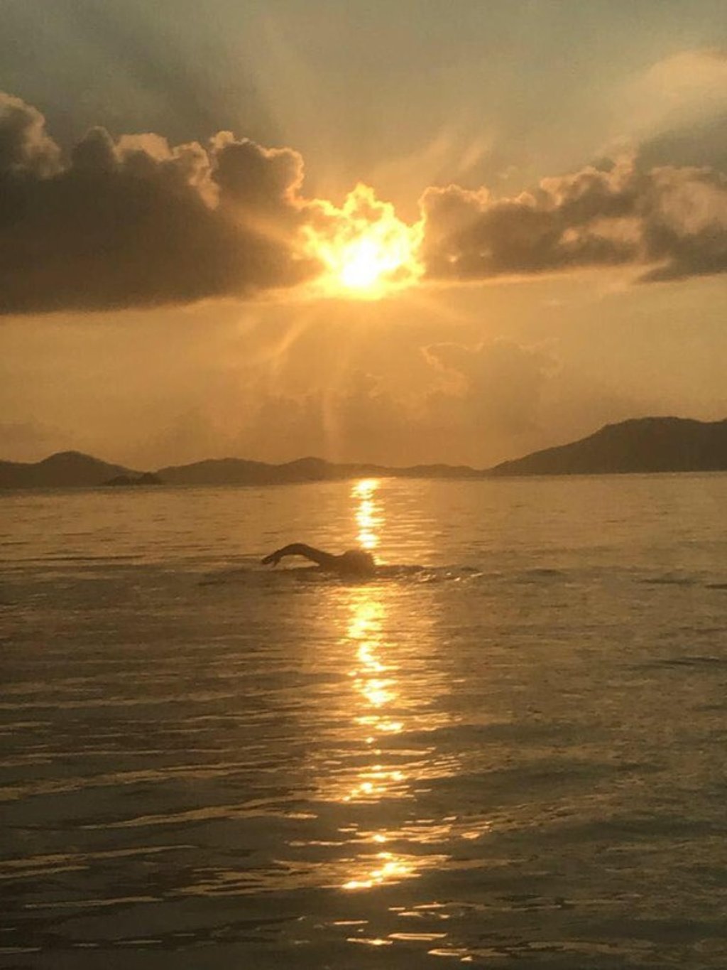 Mayank Vaid swimming around Hong Kong Island as he trains for the Arch to Arc challenge. Mayank Vaid swimming around Hong Kong Island as he trains for the Arch to Arc challenge.