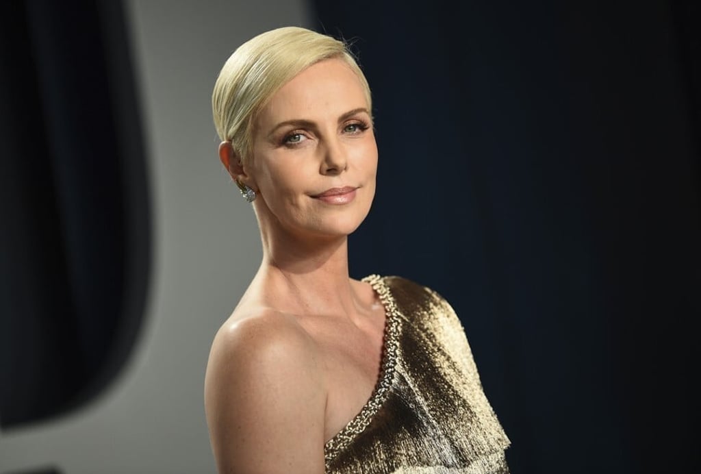 Charlize Theron at the Vanity Fair Oscar Party in Beverly Hills, California. Photo: Invision/AP