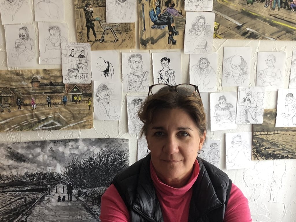 Chan says her time in quarantine allowed her to focus on her art. Chan says her time in quarantine allowed her to focus on her art.