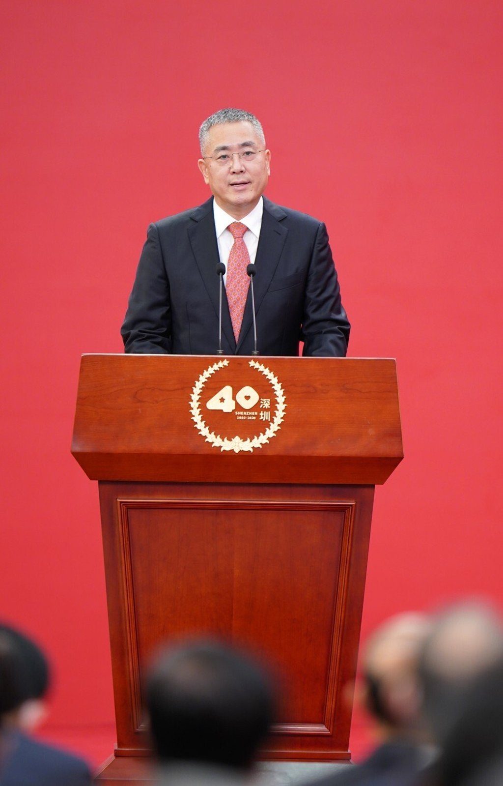 Chen Zhilie, chairman of Evoc Intelligent Technology, says entrepreneurs make up the “innovative DNA” of the city. Photo: Xinhua