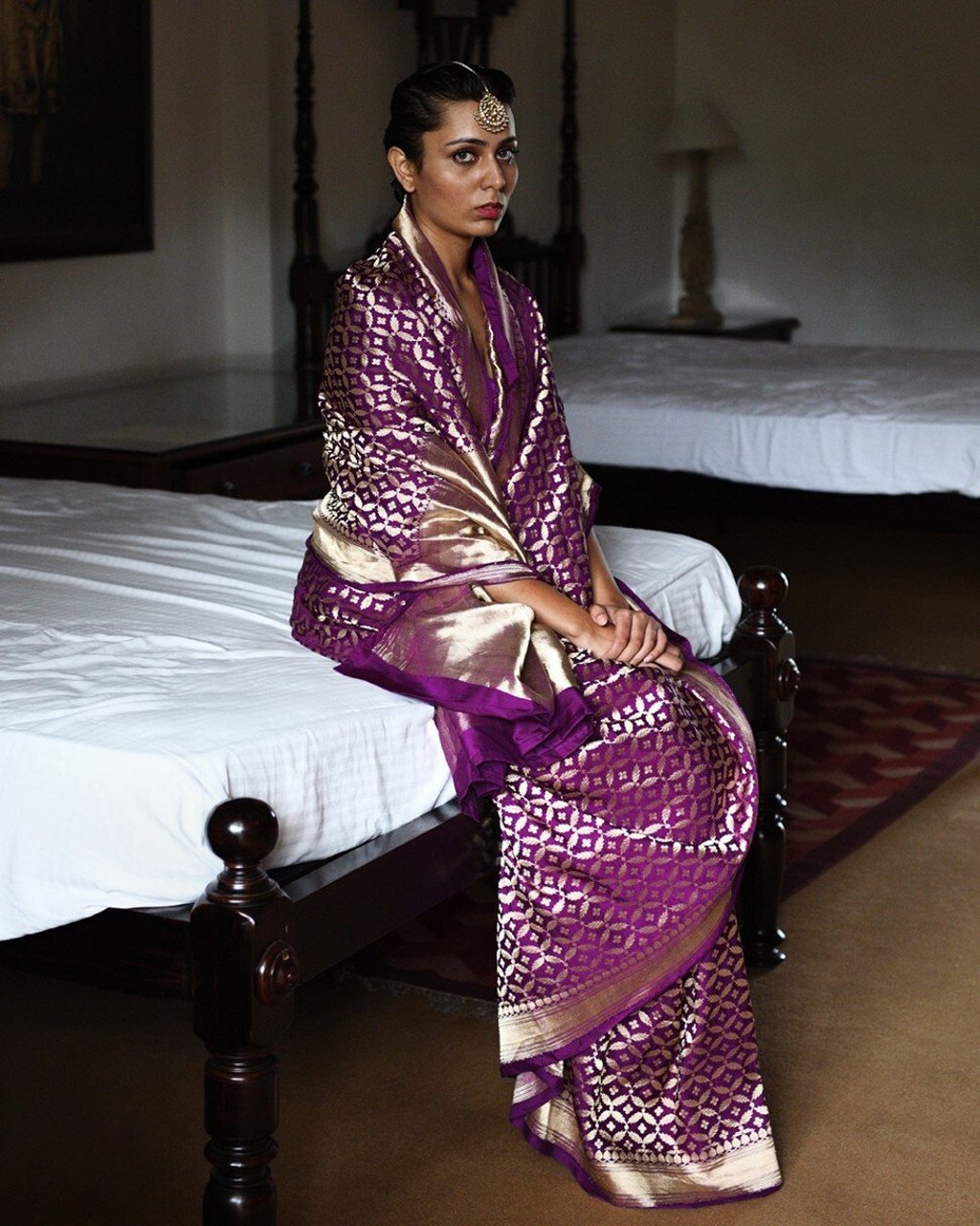 A Banarasi sari by Raw Mango, a brand of contemporary handwoven textiles. Photo: Courtesy of Raw Mango