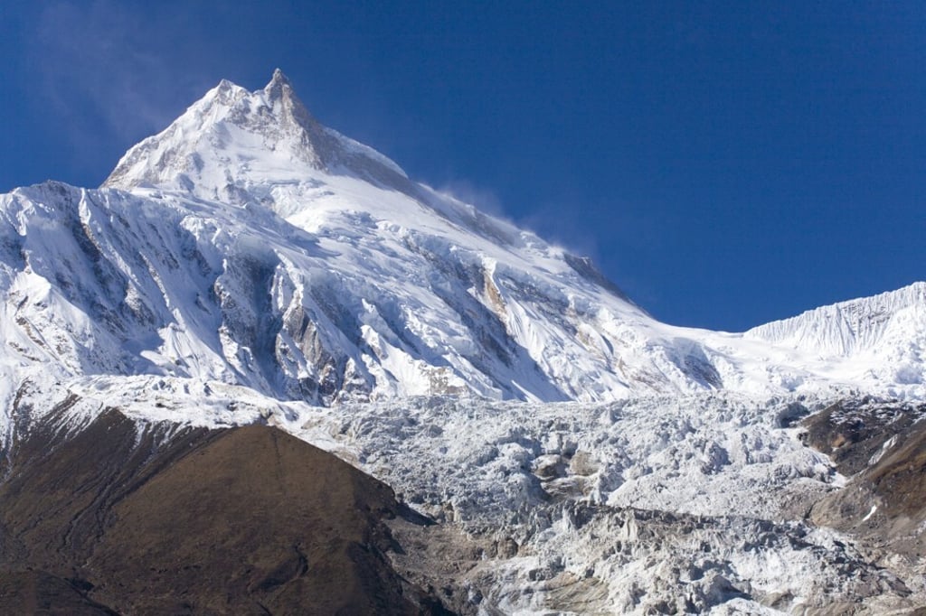 Mount Manaslu, at 8,163 metres the eighth highest peak in the world. Photo: Getty Images