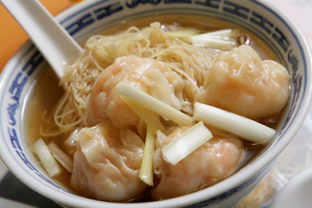 Wonton noodles at Mak’s Noodle in Central. Photo: Edward Wong Wonton noodles at Mak’s Noodle in Central. Photo: Edward Wong