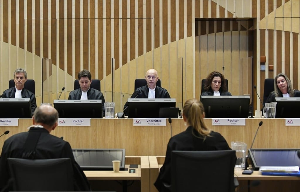 A court session opens for the hearing in trial of the MH17 shooting in the Schiphol Judicial Complex, Amsterdam on September 28, 2020. Photo: AP A court session opens for the hearing in trial of the MH17 shooting in the Schiphol Judicial Complex, Amsterdam on September 28, 2020. Photo: AP
