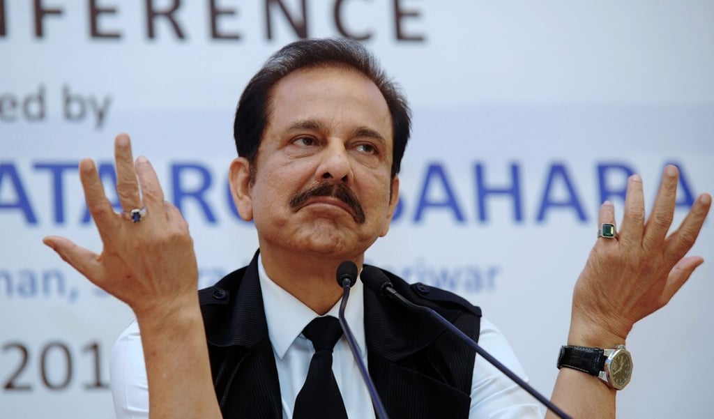Chairman of India's Sahara Group, Subrata Roy, isn’t happy about Netflix’s “one sided” portrayal of him in the new docuseries. Photo: AFP
