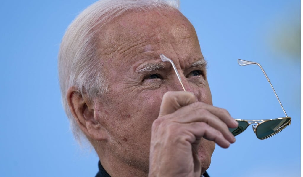 Joe Biden at a campaign rally in Durham, North Carolina. Photo: AFP