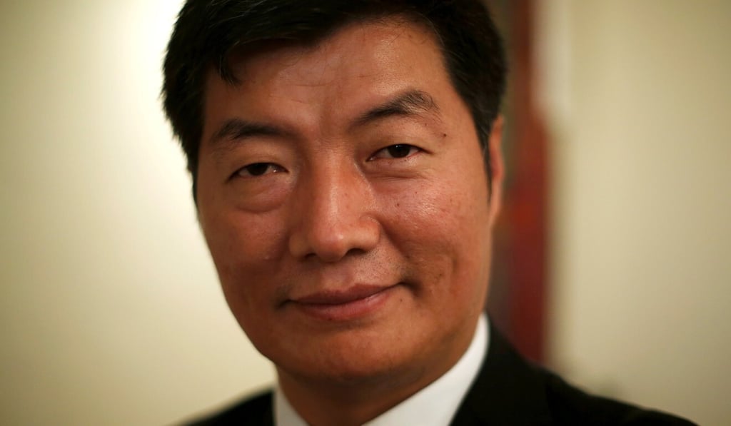 The head of the Tibetan government-in-exile, Lobsang Sangay, called the meeting “a sound political gesture”. Photo: Reuters The head of the Tibetan government-in-exile, Lobsang Sangay, called the meeting “a sound political gesture”. Photo: Reuters