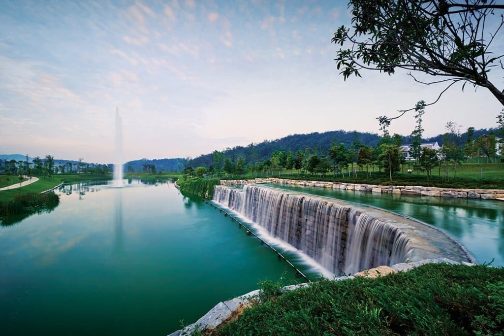 Gamuda Land’s greenery and water features help to reduce heat, which typically affects developments with large areas of concrete.