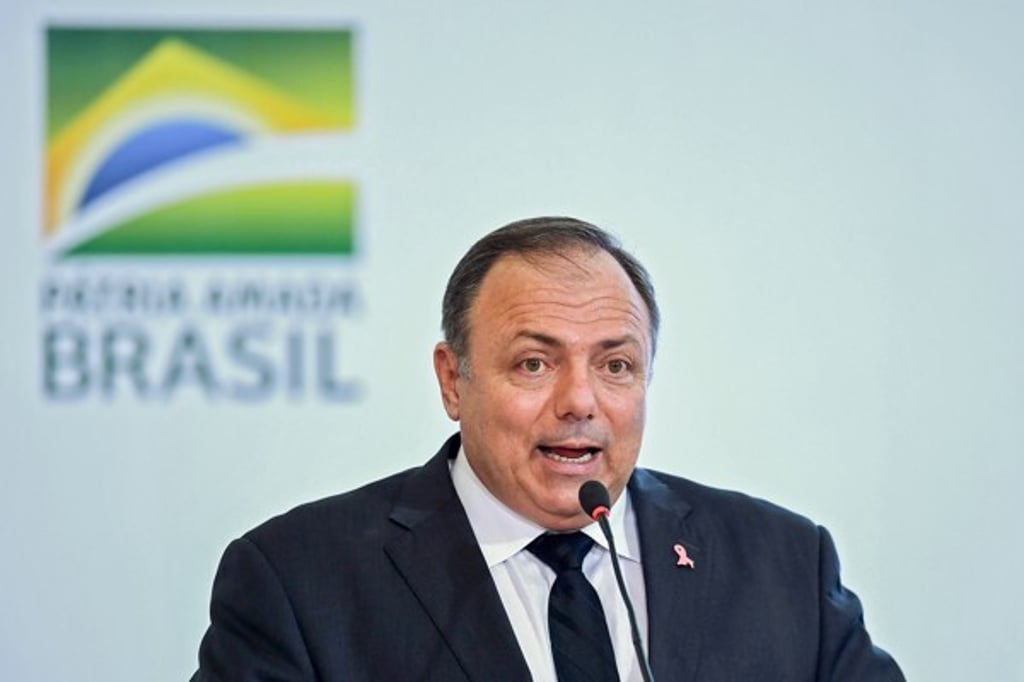 Brazilian Health Minister Eduardo Pazuello. Photo: AFP