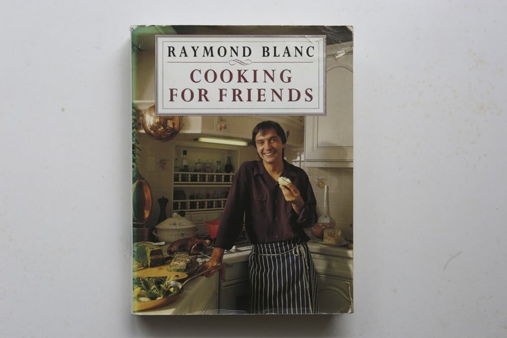 The cover of Blanc’s book, Cooking for Friends. Photo: Handout