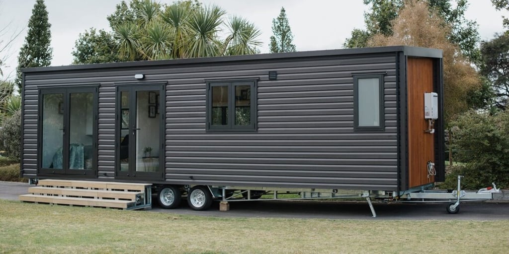 The Dark Horse tiny home was created to fill the gaps in Build Tiny’s production schedule. Photo: Build Tiny