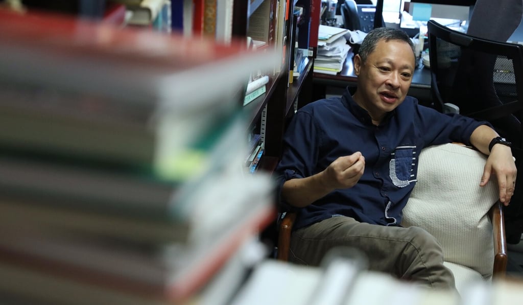 Activist and former HKU lecturer Benny Tai gives an interview in May. Photo: Nora Tam
