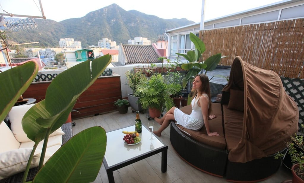 The rooftop at Espace Elastique, in Tai O. Photo: Espace Elastique The rooftop at Espace Elastique, in Tai O. Photo: Espace Elastique