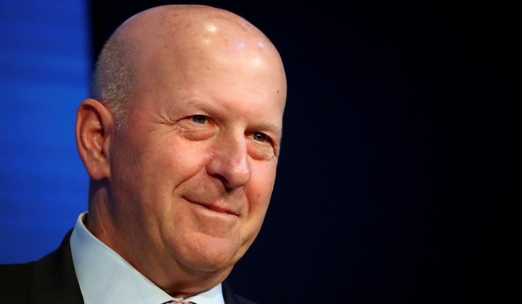 Goldman Sachs' Chairman and CEO David Solomon attends a session at the 50th World Economic Forum in Davos, Switzerland, in January. Photo: Reuters