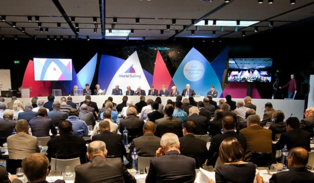 The election gets under way at World Sailing. Photo: Handout