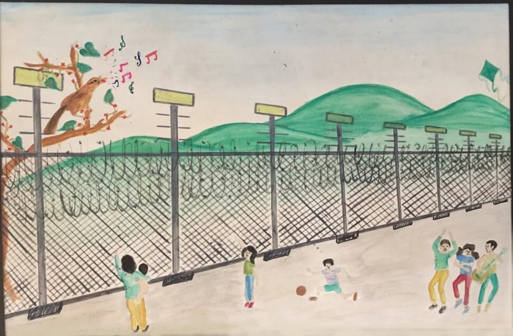 Untitled, by Nguyen Goc Phong, is among the artworks on display. Photo: Art in the Camps Untitled, by Nguyen Goc Phong, is among the artworks on display. Photo: Art in the Camps