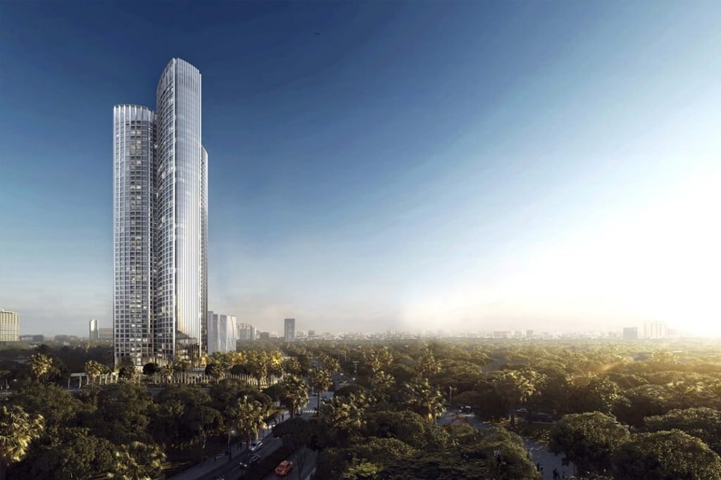 Aurelia Residences launched last year in the premier district of Bonifacio Global City in Metro Manila. Photo: KMC Savills.