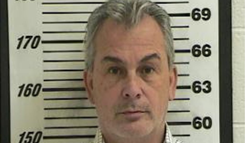 Michael Taylor, who was implicated in enabling the dramatic escape of former Nissan Motor boss Carlos Ghosn, is seen in a booking photograph from October 2012 on unrelated charges. Photo: Davis County Sherriff's Office handout via Reuters