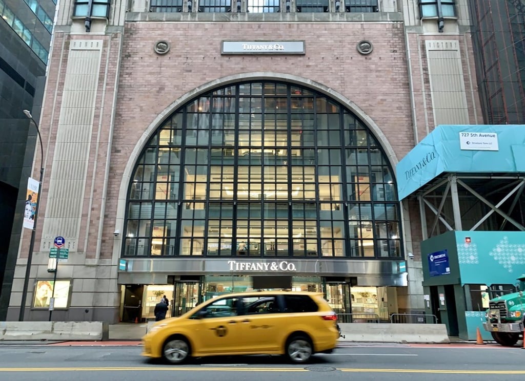 Tiffany & Co.’s flagship store in New York. Photo: Kyodo