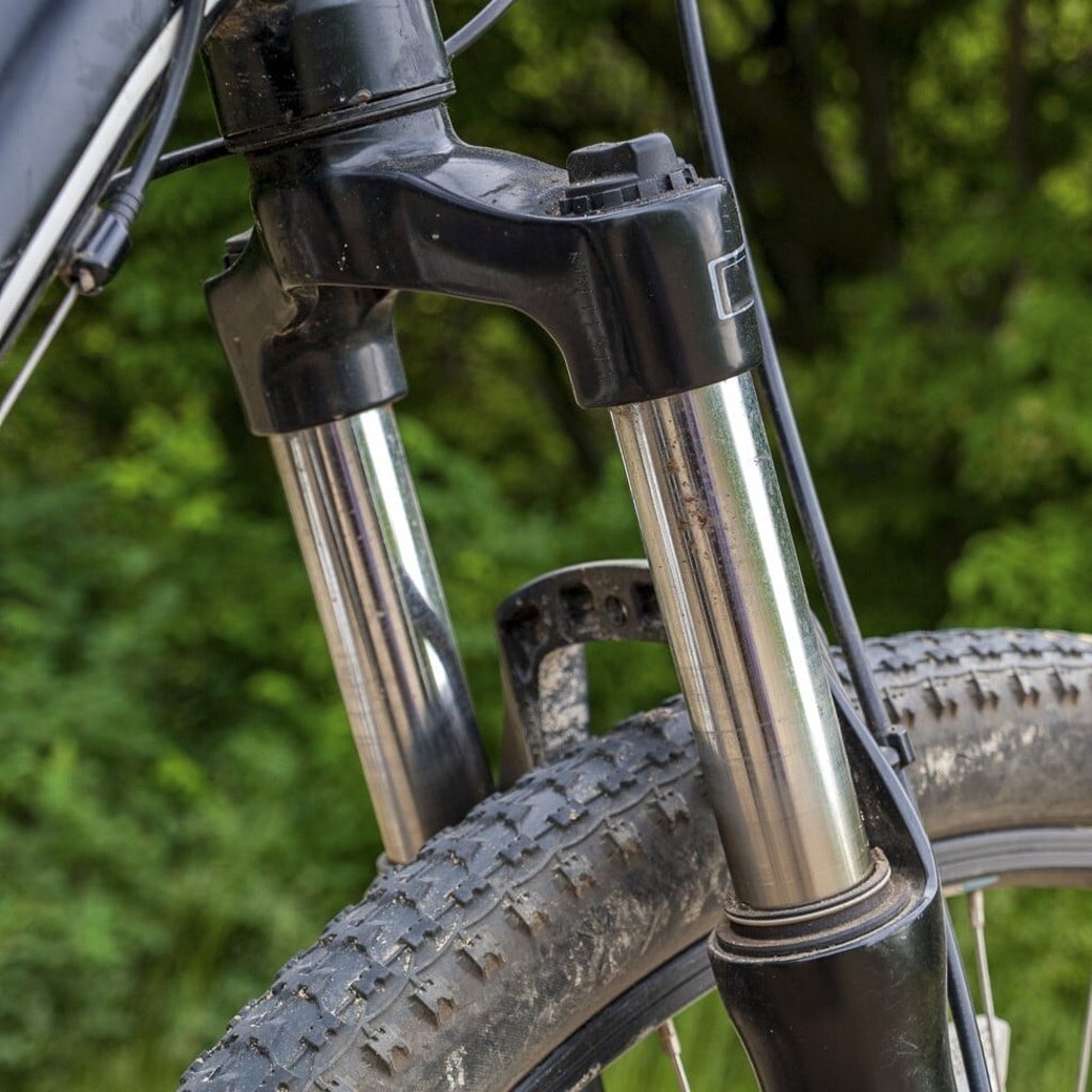 Front suspension is vital when you ride off road. Photo: Shutterstock