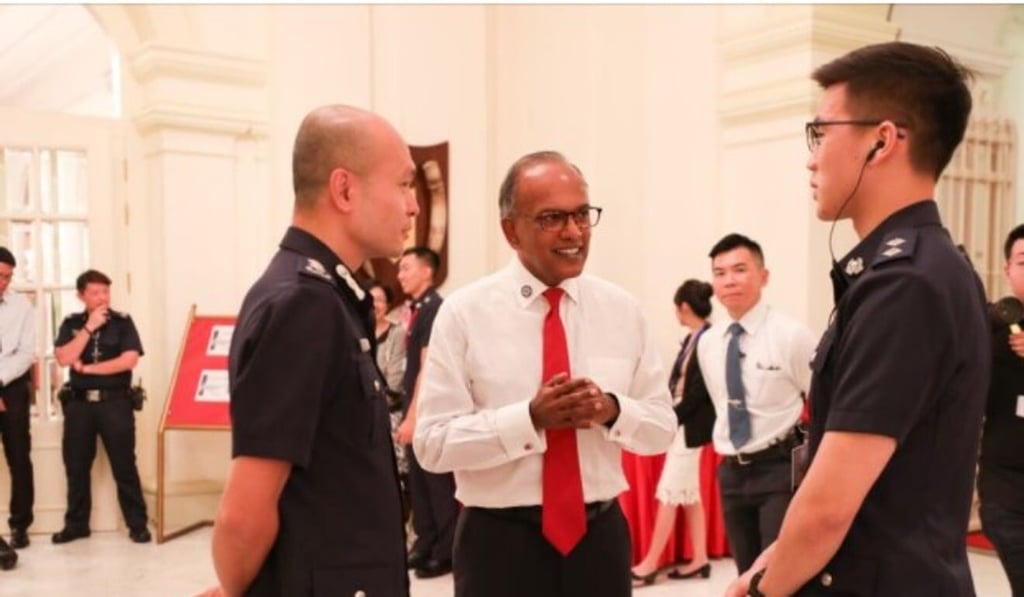 Singapore's Minister of Home Affairs and Law K Shanmugam. Photo: Facebook Singapore's Minister of Home Affairs and Law K Shanmugam. Photo: Facebook