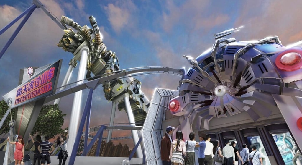 Transformers amusement park 2025