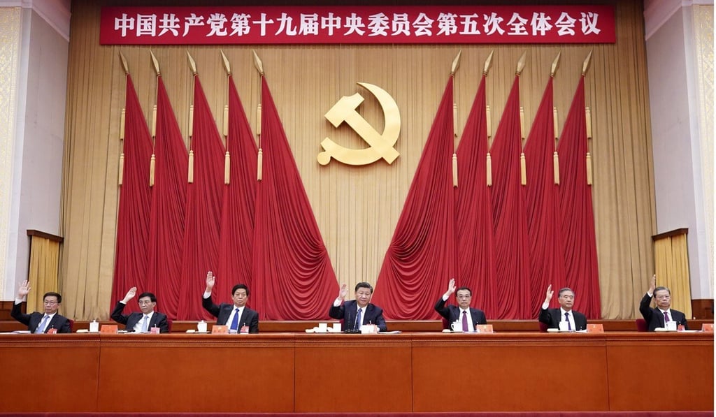 The Communist Party held its fifth plenum last week. Photo: AP The Communist Party held its fifth plenum last week. Photo: AP