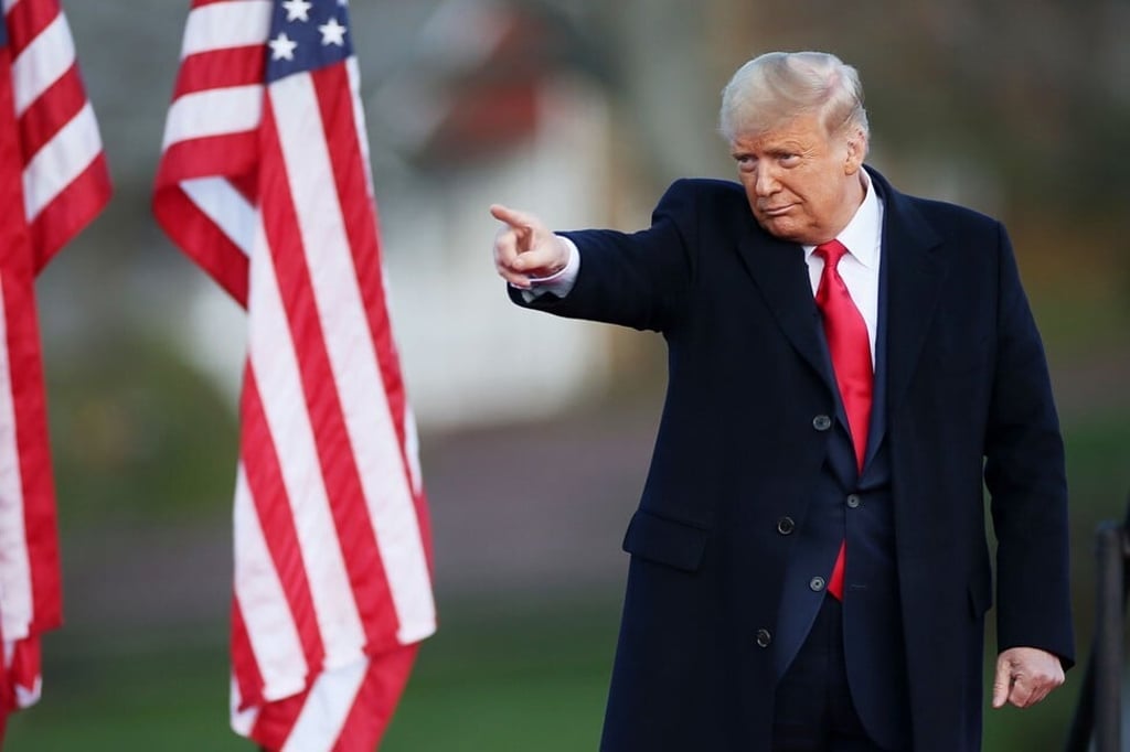 President Trump attends a re-election campaign event in the US state of Pennsylvania. Photo: TNS