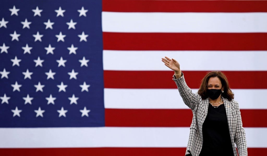US Democratic vice-presidential nominee Senator Kamala Harris. Photo: Reuters US Democratic vice-presidential nominee Senator Kamala Harris. Photo: Reuters
