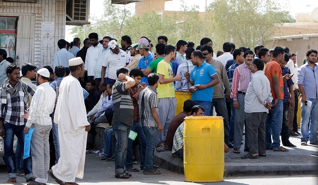 Foreign workers make up one-third of Saudi Arabia’s population. Photo: AFP
