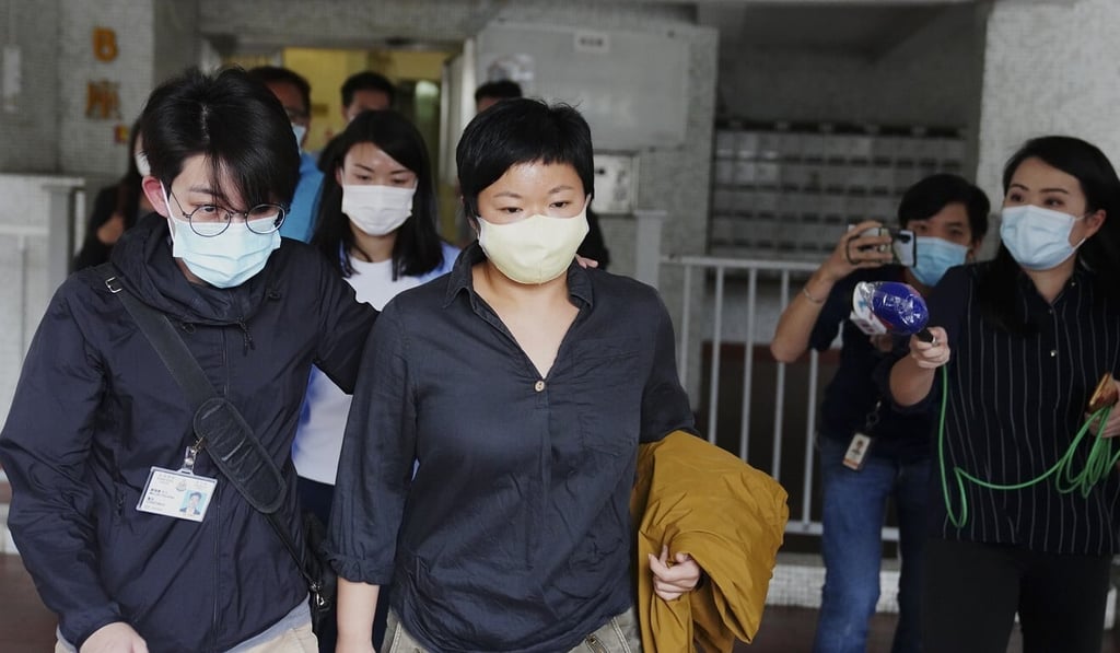 RTHK contributor Bao Choy was arrested on suspicion of making a false declaration when searching for personal details of car owners in a government database. Photo: Sam Tsang