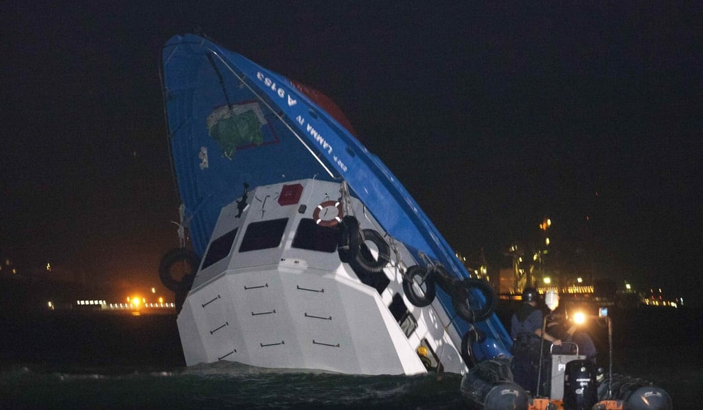 The collision off Lamma Island was the worst maritime disaster in more than 40 years. Photo: Reuters The collision off Lamma Island was the worst maritime disaster in more than 40 years. Photo: Reuters