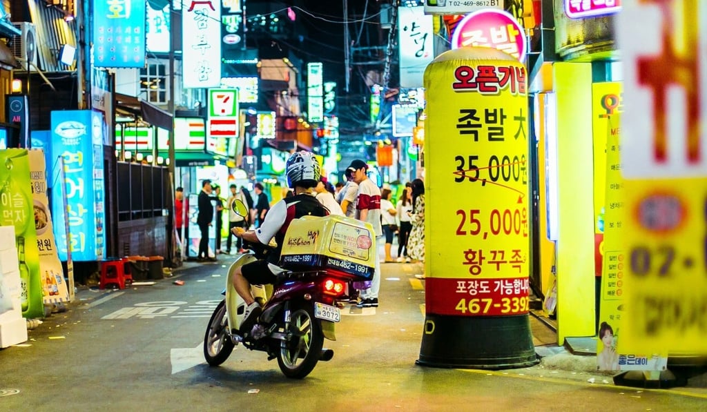 Deliveries have shot up in South Korea amid the Covid-19 pandemic. Photo: Shutterstock