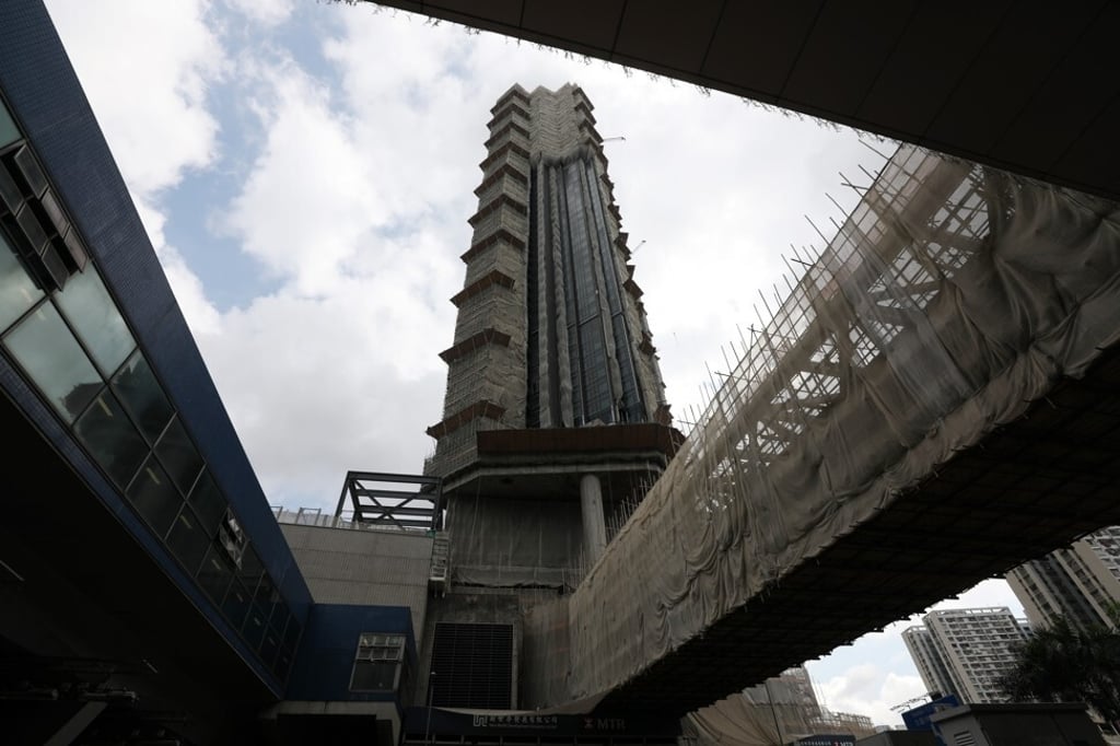 New World Development's residential project The Pavilia Farm, atop the Tai Wai subway station in Hong Kong’s New Territories on 30 September 2020. Photo: Xiaomei Chen New World Development's residential project The Pavilia Farm, atop the Tai Wai subway station in Hong Kong’s New Territories on 30 September 2020. Photo: Xiaomei Chen