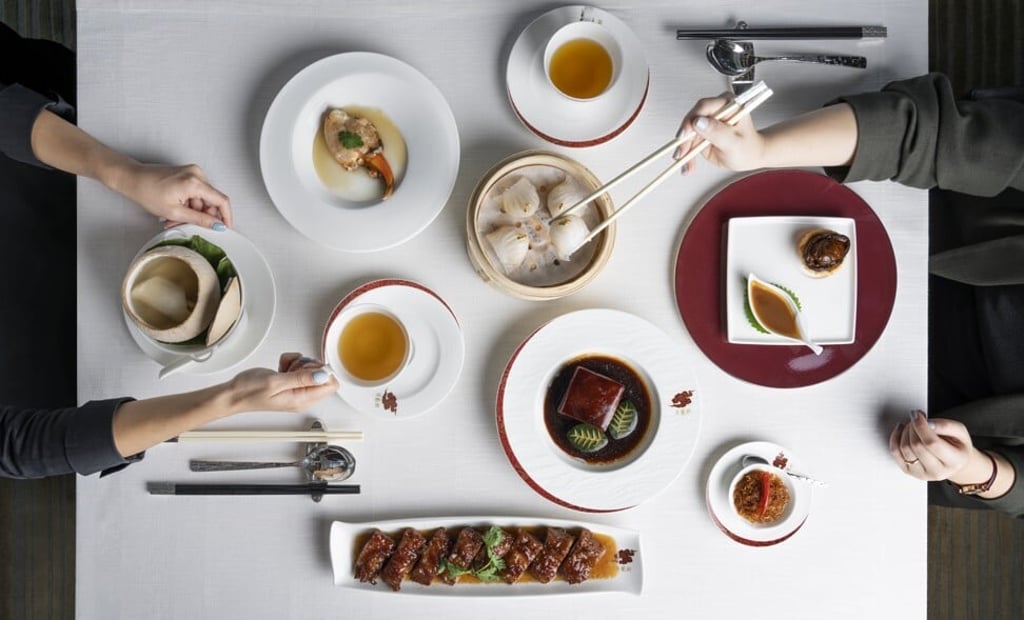 Tin Lung Heen at Hong Kong’s Ritz-Carlton Hotel delivers a decadent take on dim sum. Photo: The Ritz-Carlton Tin Lung Heen at Hong Kong’s Ritz-Carlton Hotel delivers a decadent take on dim sum. Photo: The Ritz-Carlton